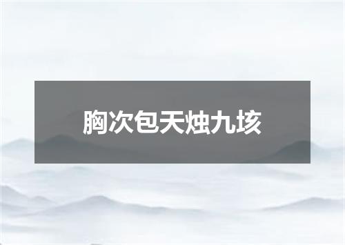 胸次包天烛九垓