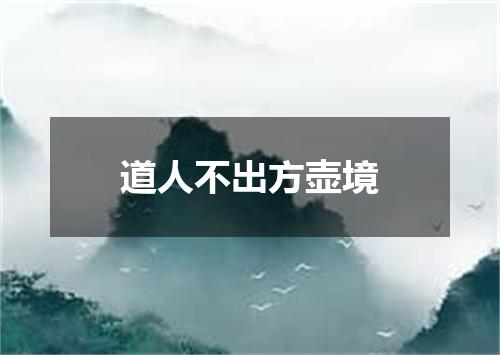 道人不出方壶境