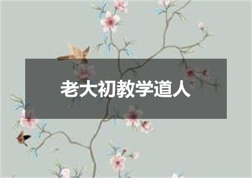 老大初教学道人