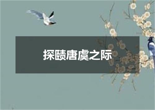 探赜唐虞之际