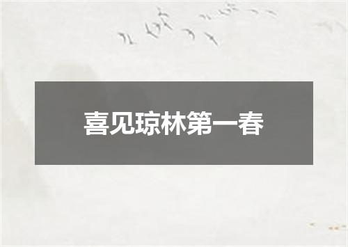 喜见琼林第一春