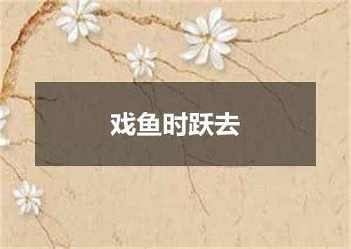 戏鱼时跃去