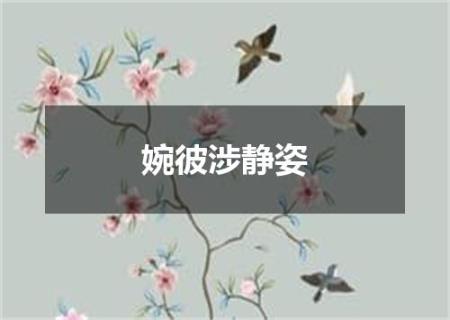 婉彼涉静姿