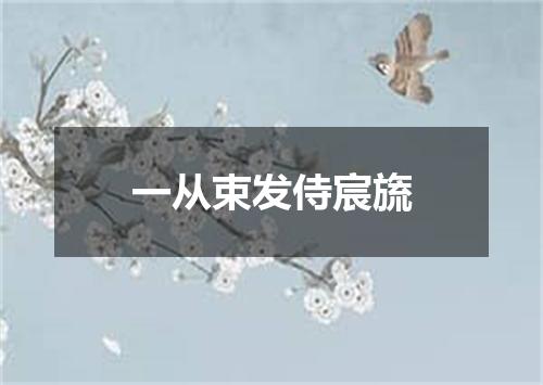 一从束发侍宸旒