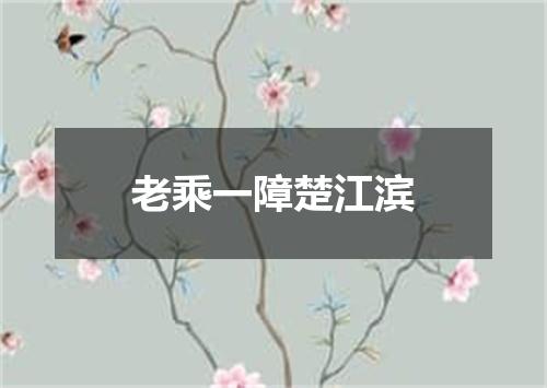 老乘一障楚江滨