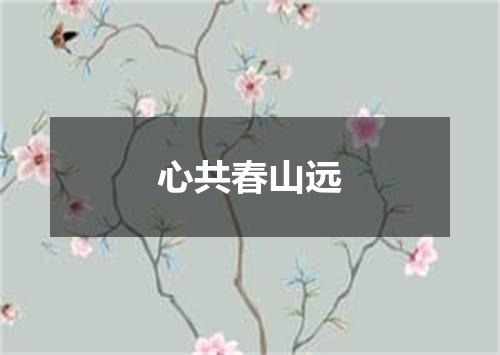 心共春山远