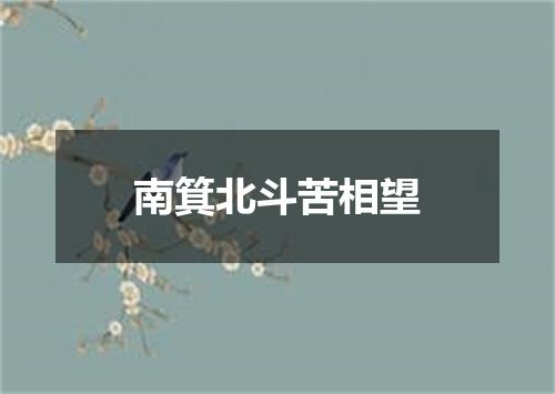 南箕北斗苦相望