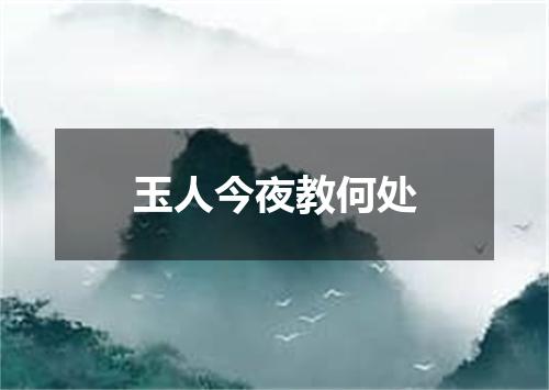 玉人今夜教何处