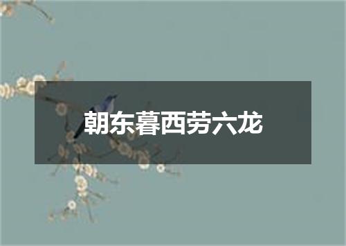 朝东暮西劳六龙