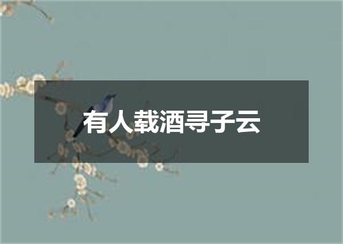 有人载酒寻子云