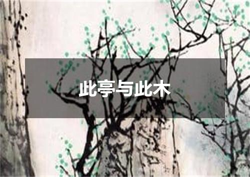 此亭与此木