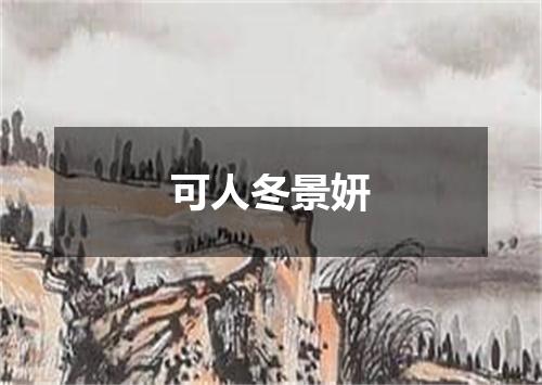 可人冬景妍