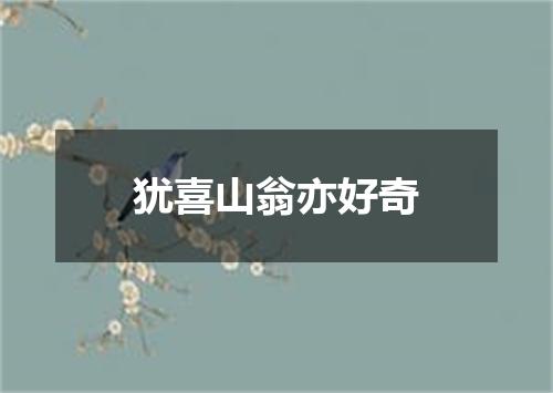 犹喜山翁亦好奇