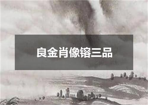 良金肖像镕三品