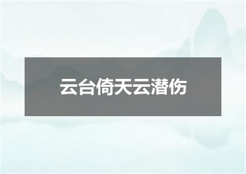 云台倚天云潜伤