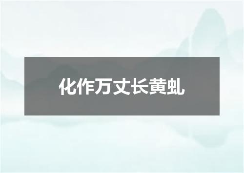 化作万丈长黄虬