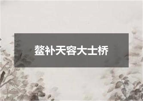 鳌补天容大士桥