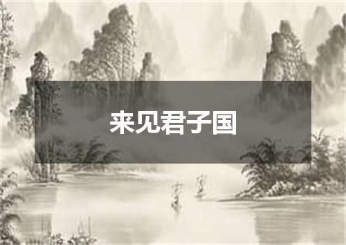 来见君子国