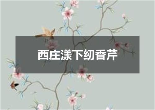 西庄漾下纫香芹