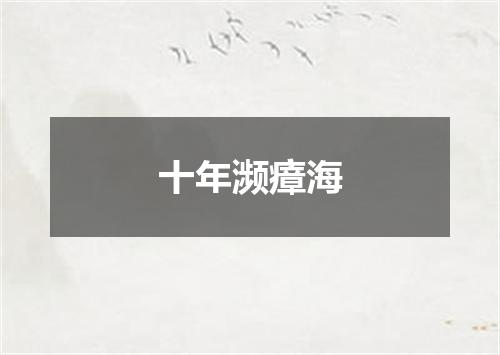 十年濒瘴海