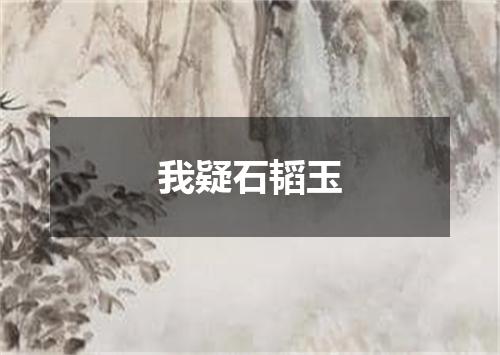 我疑石韬玉
