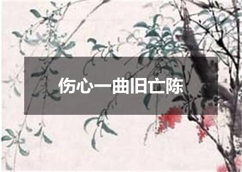 伤心一曲旧亡陈