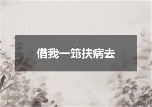 借我一筇扶病去
