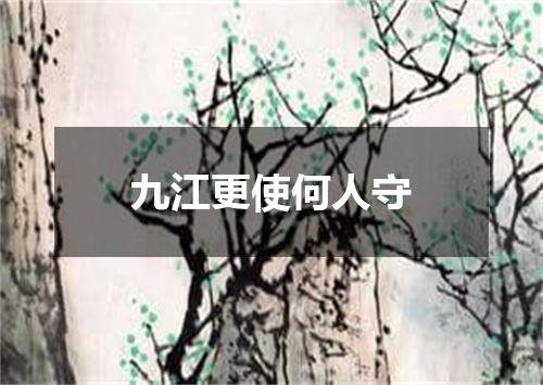 九江更使何人守