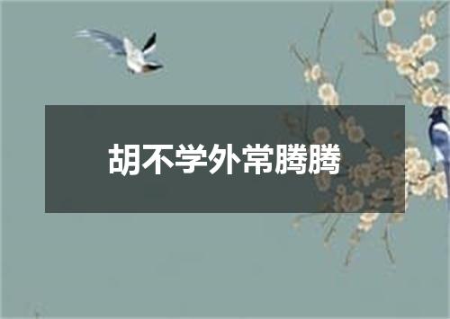胡不学外常腾腾