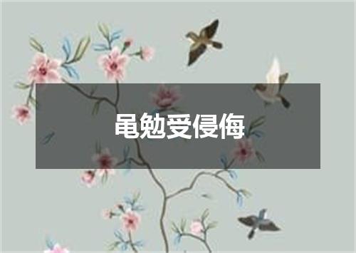 黾勉受侵侮
