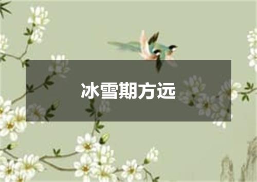 冰雪期方远