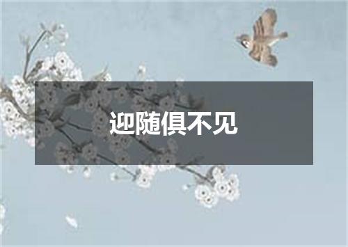 迎随俱不见