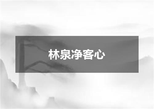 林泉净客心