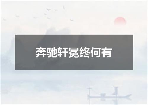 奔驰轩冕终何有