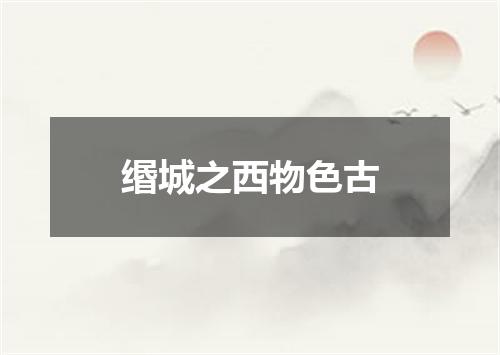 缗城之西物色古
