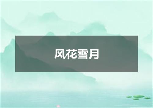 风花雪月