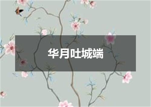 华月吐城端