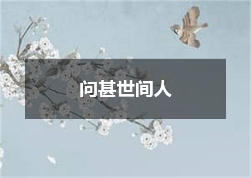 问甚世间人
