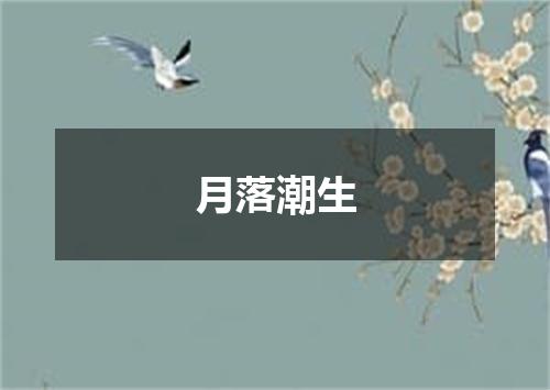 月落潮生