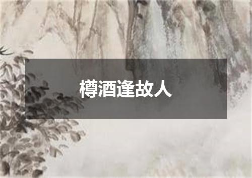 樽酒逢故人