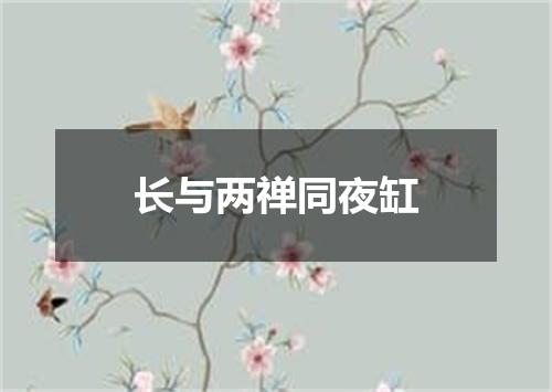 长与两禅同夜缸