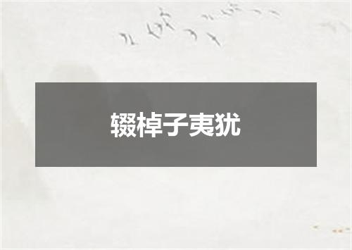 辍棹子夷犹