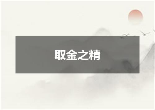 取金之精