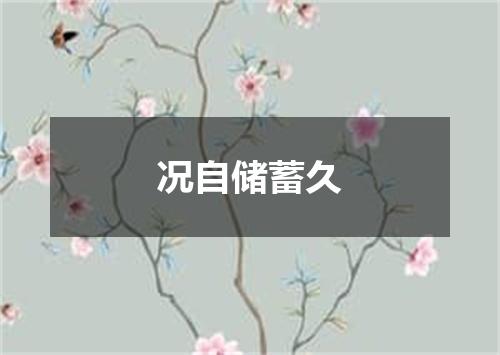 况自储蓄久