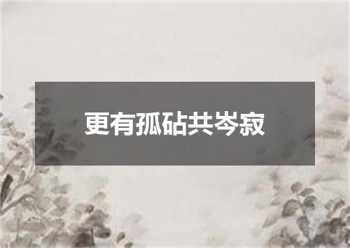 更有孤砧共岑寂