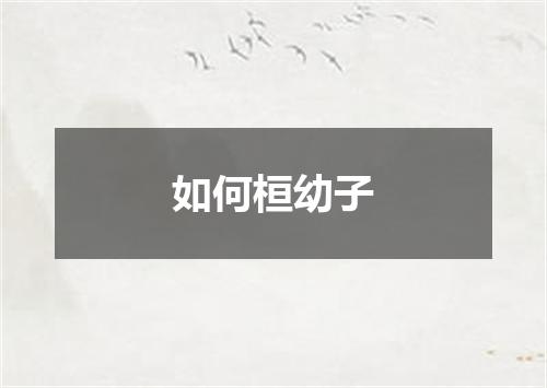 如何桓幼子