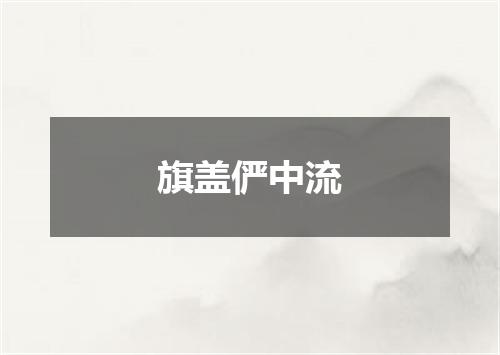 旗盖俨中流