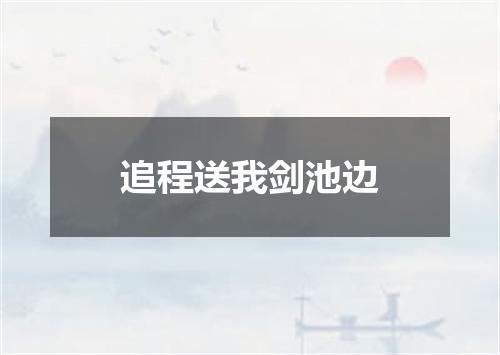 追程送我剑池边