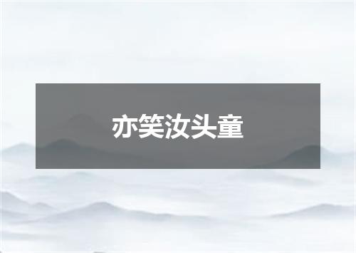 亦笑汝头童