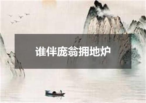 谁伴庞翁拥地炉